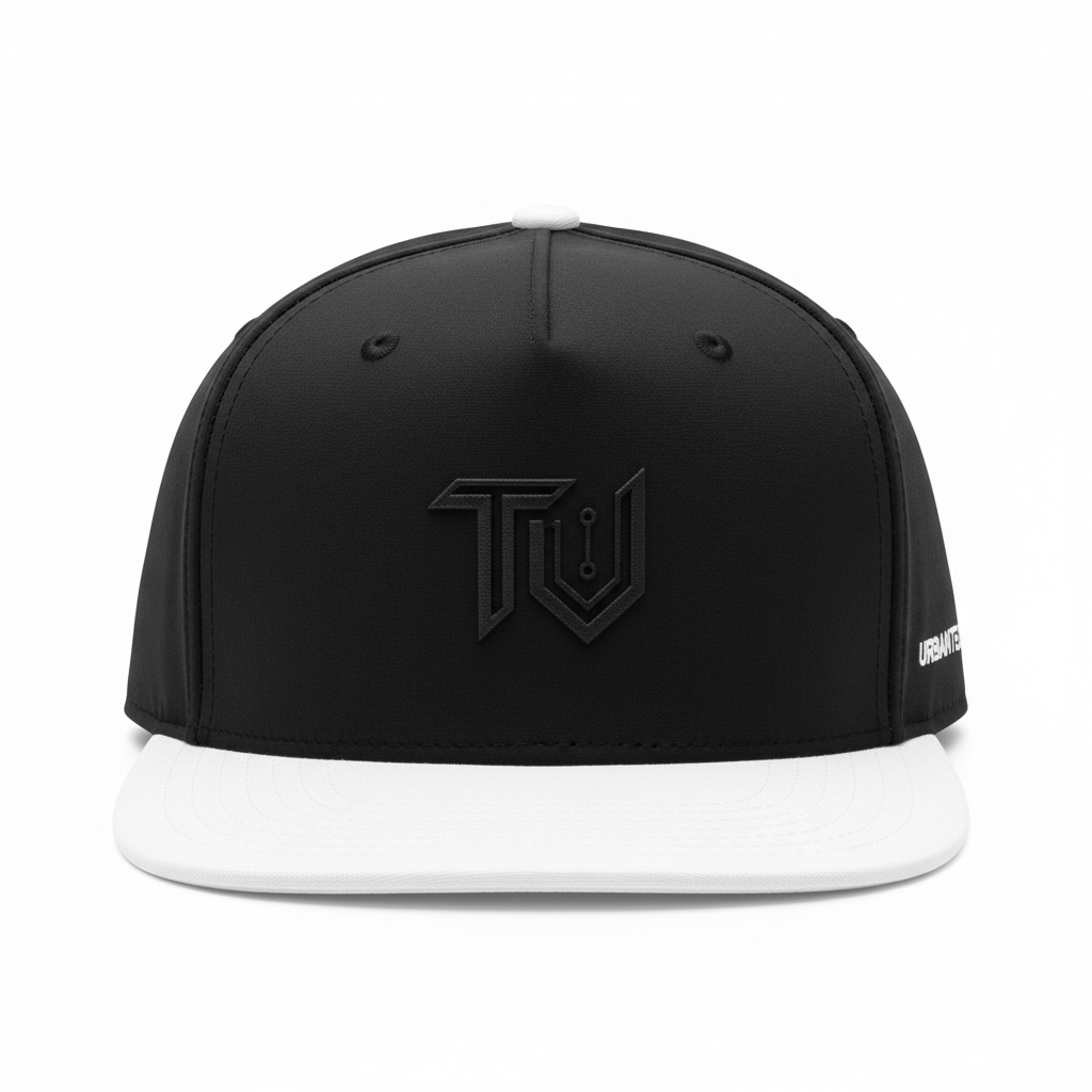 Boné Technohouse preto e branco